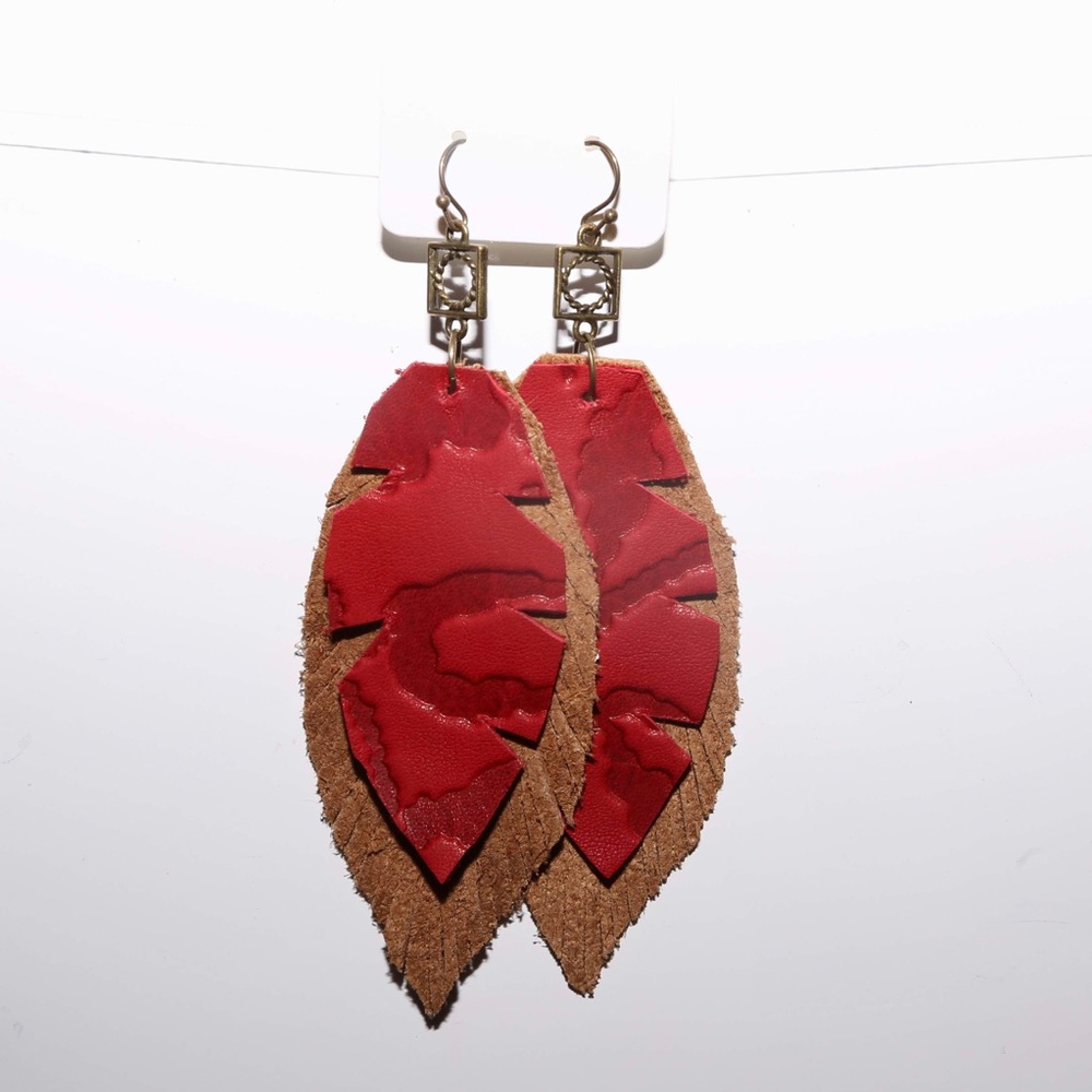 Handmade Leather Earrings